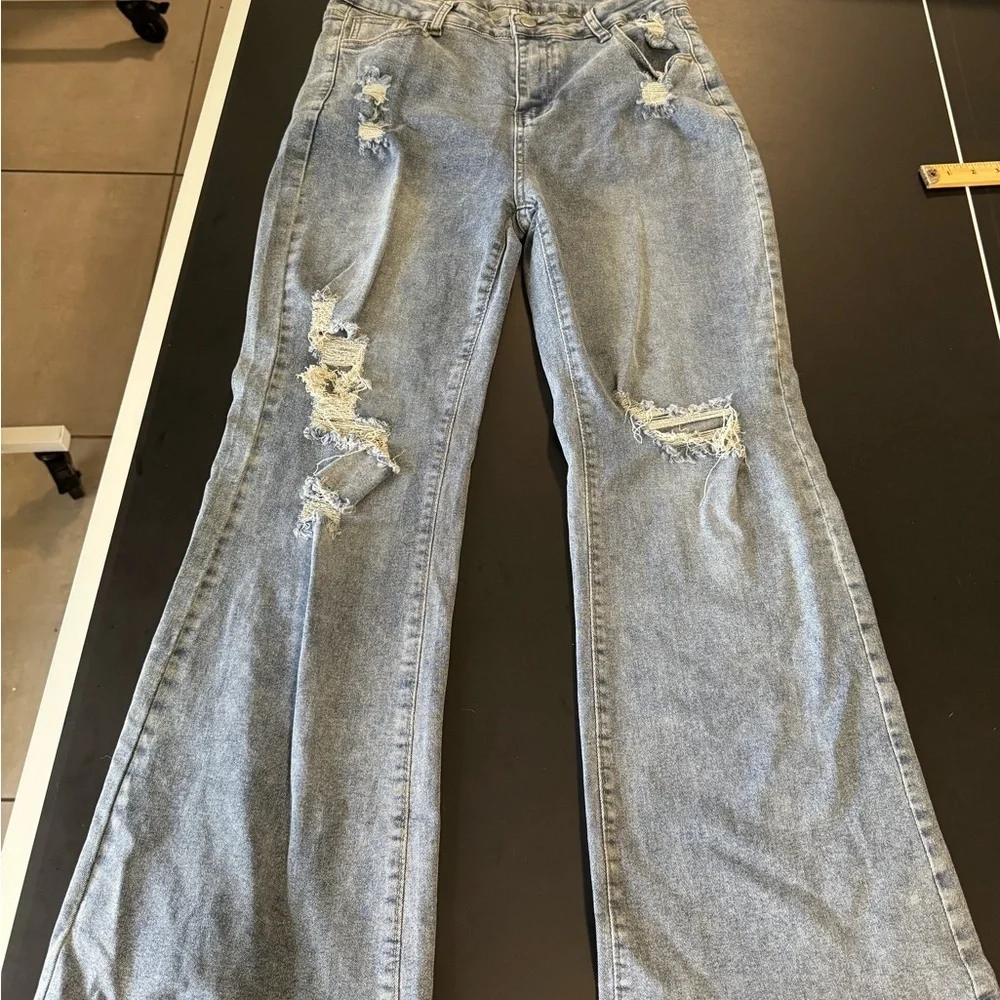 🔥 4 for $20 DEAL 🔥 SHEIN \ Temu || Denim Jeans Size XL - Picture 3 of 12